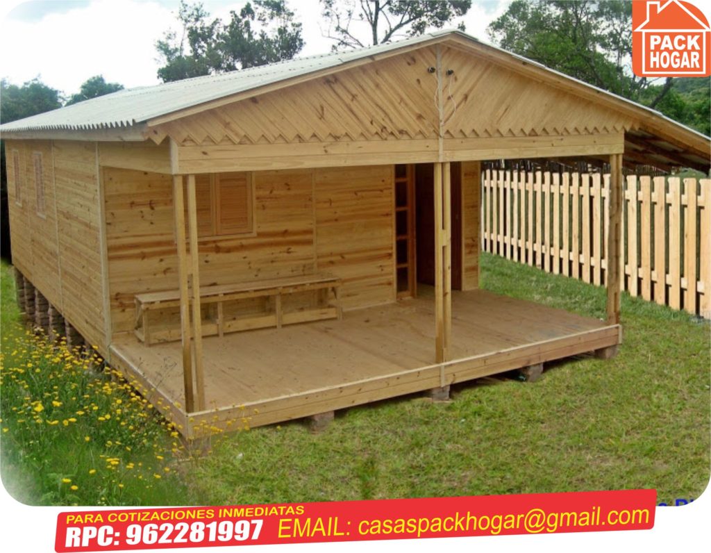 cabaña de madera prefabricada 