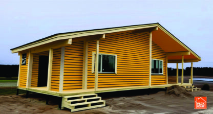 Casa Prefabricada de madera: 3 Dormitorios 75m² - Imagen 2