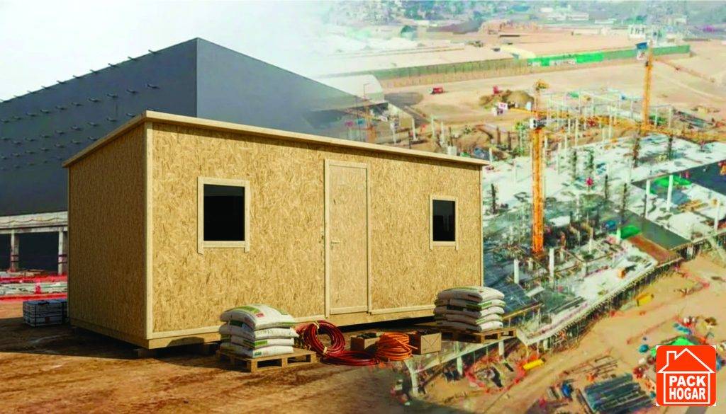 Módulos prefabricados para obras de carreteras y vías terrestres en Perú. Infraestructura modular para oficinas de obra, campamentos, almacenes y casetas de vigilancia en proyectos viales.