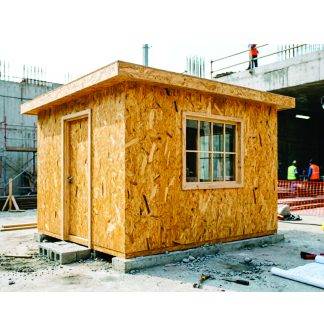 Caseta Modular Prefabricada Para Almacén 4 x 4 Para Obras de Construcción en Tablero Osb Precios económicos
